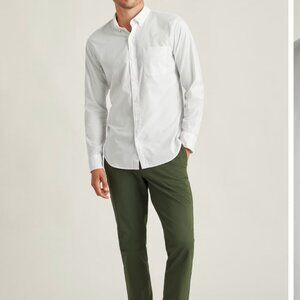 Bonobos Men's Large White Everyday Oxford Long Sleeve Shirt